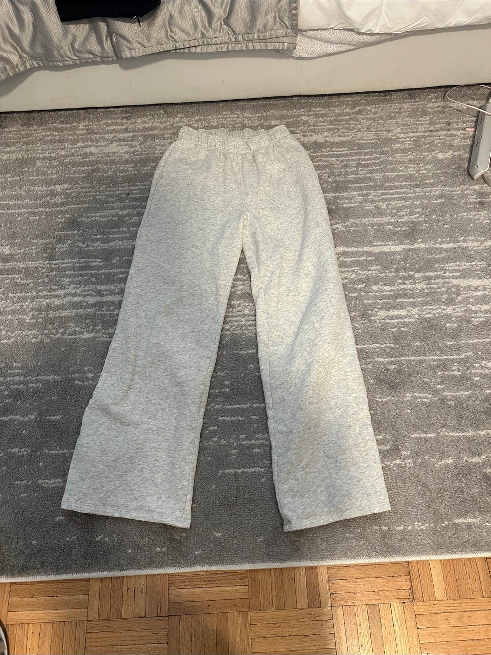 Hollister Gray Wide Leg Sweatpants